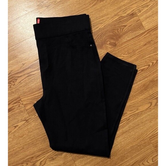 Spanx Stretch Jeggings Black Size 2X 17792 Slimming Basic Classic Back Pockets - Picture 7 of 7